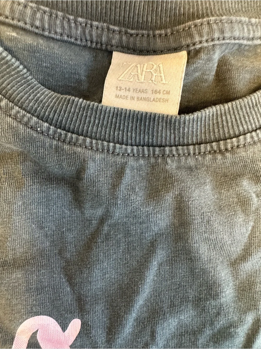 Zara Pink & Light Green Kids Pajama Shorts Set Size:13/14